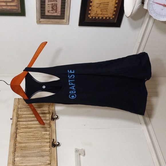 lululemon athletica Tops - 🟢 4oz (38) lululemon  Baptiste  black athletic tank top